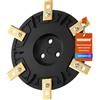 FourShow Dischi Lama + 6 Pezzi Lame Compatibili con Worx Landroid S&M (fino all'anno 2020), Landxcape, Kress, Compatibile con Einhell Freelexo