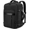 VSNOON per Nuove Zaino Easyjet 45x36x20, 32L Zaino da Viaggio Bagaglio a Mano Con Tasca Bagnata, Impermeabile Zaino per 15.6 pc Portatile per ITA Airways, Nero