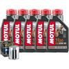 Motul Tagliando Olio Motul 7100 20W50 Per Harley Davidson FLSB Sport Glide 2018>2020