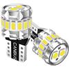 Sycreek Lampadina LED T10 W5W CANBUS Anti Errore, 6000K Bianco per Auto Luci di Posizione, Piastra di Immatricolazione, E-book, 2 pezzi