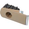 A ABSOPRO Portaoggetti Chiusura Maniglia Con Foro Per Audi A4 B6 B7 02-07 | Colore Beige, Materiale Plastica, Taglia 8x3.2x4.5cm, Diametro Foro 18mm, Numero OE 8E1857131