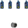 HOFFCAR Kit filtro olio e 4L compatibile con Ford Fiesta VI 1.4 16v Gpl/LPG 71kw 2009