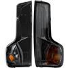 LONGLING Indicatore di direzione destro lato passeggero, specchietto retrovisore esterno con obiettivo grigio, indicatore di direzione laterale, compatibile con IVECO Daily 2014-2025