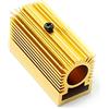 Q-BAIHE Generic Radiatore in Alluminio dissipatore 20 x 27 x 50 mm per modulo Laser 12 mm Dorato