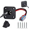 PDClnyck Starlink Mini DC Cable Panel Mount (quadrato 1 pezzo, nero)