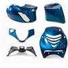Casabike Set di carenature compatibile per Piaggio Zip SP - 5 pezzi - Blu Ice Candy Roller Scooter Motorino