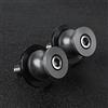 QJY-Motor Part-Store QJY 2pcs M8 8MM Moto Nottolini Cavalletto Universale per S1000RR S1000XR K-AWASA-KI Z900 Z650 Z1000 Trident 660 CBR650 CBR900 CBR1000 Suzuki GSXR 600 750 1000-Titanio
