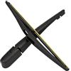 StratoNex Set di tergicristalli posteriori per Renault Clio II 2 1998-2012 | Braccio tergicristallo posteriore con spazzola e tappo posteriore, ricambio per OE 7701045207, senza aloni, silenzioso