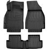 J&J AUTOMOTIVE SCOUTT Tappetini Auto in Gomma Su Misura per Renault Megane 2 2002-2009, Set da 5 Pezzi, Tappeti 3D Design con Bordo Alto, Inodore, Qualità Premium