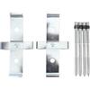 SIXRUN Kit Hardware Pinza Freno a Disco Anteriore Kit Perni Pastiglie Freno LX0469 per RS 250 265 275 SPORT Dal 2008 Al 2022 con Struttura in Metallo Vestibilità