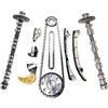 Flynsu Set catena di distribuzione con albero a camme di aspirazione e scarico Compatibile con 3 6 CX-5 2.2 D1esel SKYACT1V-D HJ-31180 SH0312670A SH0211316 SH0112440 SH0112420