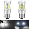 KATUR BAU15S PY21W Lampadine a LED 2835 21 Chipset con proiettore per luci di retromarcia DRL Indicatori di direzione Luci di Stop Posteriori, Xenon White
