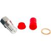Simoni Racing EMU1 Emulatore Sonda Lambda - Sensore di Ossigeno - Estensione del sensore di Ossigeno, Adattatore in Acciaio Inossidabile M18x1,5 per Automobile