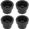 Create idea 4 pezzi coperchio motore stop paraurti 7M5Q6D277AA 1555641 3M5Q6N041CK compatibile con FORD FOCUS/KUGA/MONDEO MK4/GALAXY/S-MAX copertura motore gommato