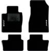 QUEMAR Tappetini Auto compatibili con Nissan Juke II dal 2020 anche Hybrid/Kit Tappeti Moquette e Gomma su Misura (Set 2 Anter.+2 Poster.)/ Ricami e Colori Personalizzati (Bordo Antracite, 2 Ricami)