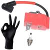 XYWOPO Bobina di accensione, for Makita, EA3200S EA3201S EA3500S, for Dolmar, PS-32 PS-32C PS-35 PS-35C Sistema di accensione per motosega a benzina