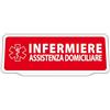 SIGNAL SAFETY Clip Pannello in plastica per Visiera parasole Auto Infermiere Assistenza Domiciliare Riflettente Rosso