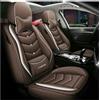 UQABS Copri Sedili Auto per Audi Q3 S-Line/Q3 Quattro/Q3 Sportback/Q5/Q5 Sportback，Set completo coprisedili pelle、Universali-Marrone