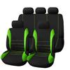 KizmiQ 9Pcs Auto Set coprisedili per Citroen ami AMI Xsara Picasso Berlingo C1 C2 C3 Aircross C4 Poliestere Tessuto Lavabile Traspirante Coprisedile Adatto a Tutte Le Stagioni,D
