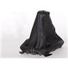 Myshopx SA17 - Cuffia del cambio con filo nero e blu, in vera pelle
