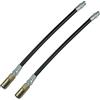Aerzetix - Set di 2 - Tubo Flessibile ugello per Pompa Grasso - Lunghezza 245mm - Sistema attrezzo di lubrificazione - Max 45 Mpa - C50136