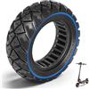 VOLOHAS 9x3,0-5,5 Pneumatici Completi per Kukirin G2 Pro, Zero 10 X, Dualtron Eagle Pro, Pneumatici di Ricambio in Gomma Piena, Fuoristrada, Solidi e Resistenti Alle Forature (Blu 1 Pezzo)