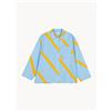 Marimekko Camicia da pigiama in cotone Heili - Blu, Giallo