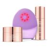 FOREO Firm & Clean Set - LUNA 4 Plus + Siero 2.0 + Maschera Notte | Spazzola Viso, Vicino Infrarosso, LED Rosso, Microcorrente, Massaggiatore Viso, Siero Conduttivo, Maschera Notte, Rassodante