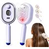 Generico 2026 All in One Misting Aqua Detangler Brush Electric Spray Air Cushion Massage Comb Self-Clean Liquid Water Mister Spray Bottle Hair Brush Scalp Oil Applicator Steam Wet Curly Wavy Hairbrush(Purple)