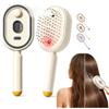 Generico 2026 All in One Misting Aqua Detangler Brush Electric Spray Air Cushion Massage Comb Self-Clean Liquid Water Mister Spray Bottle Hair Brush Scalp Oil Applicator Steam Wet Curly Wavy Hairbrush(Beige)