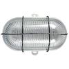 MARLANVIL Plafon. ovale grigia con gabbia IP44 E27 - 1595