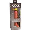 King Cock 6 Silicone Dual Density Cock Tan 6 Pollici