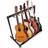 Ejoyous Espositore per Chitarra a 5 Vie - Supporto Multiplo in Metallo per 5 Chitarre Elettriche