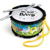OTHERWISETRIVIAL Tamburo,18x9,5 cm, con Bacchette e Tracolla - Strumento Musicale di Plastica