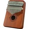 ArtisanShow Kalimba Piano da Pollice 17 Tasti, Piano a Mano Portatile, Mbira in Stile Retrò con Metodo di Studio e Martello per Accordare, Idee Regalo per Amanti della Musica, Principianti e Giocatori