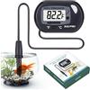 RISEPRO Termometro digitale per acquario Risepro, termometro per acquario marino
