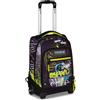 Mitama Trolley Scuola DR Junior URBANSMILE, Grigio, Con Mega Scomparto e Dopp...