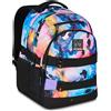 Mitama Zaino Scuola WATER COLOR, #BDBF, Triplo Scomparto, Tasche Porta Borrac...