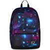 Seven Zaino Scuola The Double Pro XXL, Blu, 34 L, Doppio Scomparto, Cuffie wi...