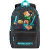 Get Trend Minecraft Zaino Scuola Ragazzo, Borsa Zaino Grafica Pixel Spallacci...