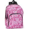 COMIX, ZAINO ORGANIZZATO ALLOVER HIBISCUS UnisexBambini e ragazzi, Rosa, Medio