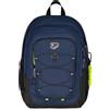 Seven Zaino Scuola TECH LINE, Doppio Scomparto, Blu, 30 L, Multifunzione, Tas...