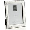 ARTÉ 13x18 Cornice per foto, Made in Italy, elegante placcata in argento, Silver Plated antiossidante, Bellissima cornice in Silver Plated con retro in legno mogano 111Z/13x18