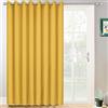 Yakamok Tenda oscurante extra larga per porta scorrevole in vetro, con occhielli e isolamento termico, 250 cm di larghezza x 240 cm di lunghezza, tenda oscurante per patio, 2,5 m di larghezza x 2,4 m