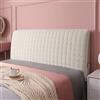 uyeoco Copertura per Testiera per Letto Copri Testata Letto Matrimoniale/Singolo Premium Imbottita Elastica Copritestata Letto Velluto Fodera Protezione Anti-collisione Cuscino