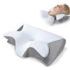 MEIION Dormiva Somniva - Il Riposo che Meriti Cuscino cervicale in memory foam 2 in 2, ergonomico per sonno ortopedico e comfort.