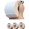 Auriselle Divertente portarotolo a forma di lumaca stampato in 3D, set porta rotoli e organizer per fazzoletti con decorazioni, idea regalo indipendente per la casa e il bagno.