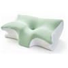 ZVD Cuscino Ortopedico Anti-Russamento per Apnea Notturna,Cuscino Antirussamento,Apnea Notturna,Supporto Cervicale in Memory Foam,Traspirante,per Tutte le Posizioni di Sonno (Verde Ice Silk)