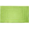 CapitanCasa Tappeto da Bagno in Spugna Cotone Tinta Unita Vari Colori Modello Sophie Tappeto Verde Acido