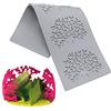 XiaoShenLu Stampo per Torte in Pizzo, stampi per Fondente in Pizzo, stampi in Silicone per Decorazioni di Torte, 4 Fori Grandi Coralli